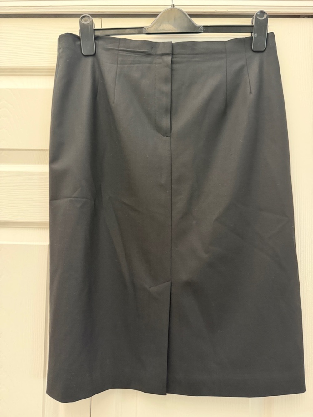 Talbots Black Pencil Skirt with Center Seam